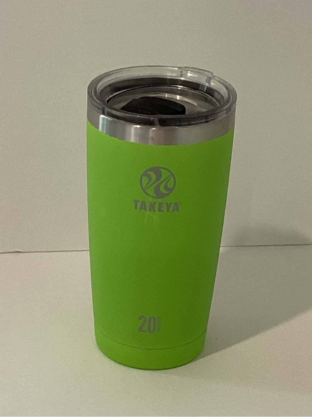 Takeva 20 oz Insulated Travel Tumbler — Lime Green